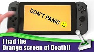 Nintendo Switch Orange Screen of death ( It's NOT What you think! )