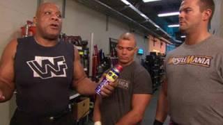 Raw: The Hart Dynasty and Yoshi Tatsu meet Tony Atlas