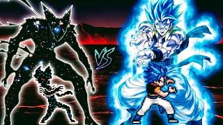 Epic Match l Monster Garou OP(New) VS Gogeta OP(All Form) in Jump Force Mugen