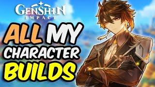 How I Built All My Characters in Genshin Impact