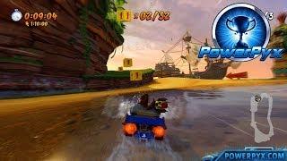 Crash Team Racing Nitro Fueled - Crash Cove Shortcut (Puddle Hopper Trophy Guide)