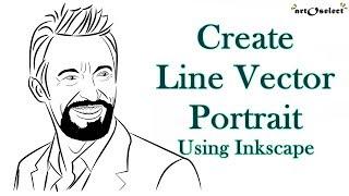 Line Portrait using Inkscape