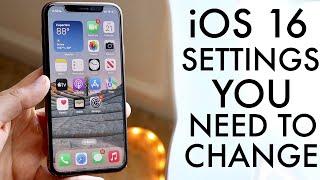 iOS 16 Settings You Need To Change!