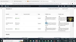 Aws DNS validation process/ssl validation