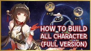 [Full VOD] How to Build EVERY 5* CHARACTER in Honkai Star rail!