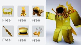 HURRY! GET THESE NEW FREE GOLD ITEMS IN ROBLOX NOW!  