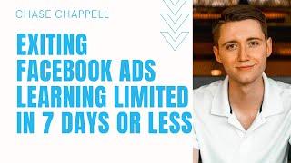 Facebook Ad Learning Phase & How To Exit Learning Limited In 7 Days or Less