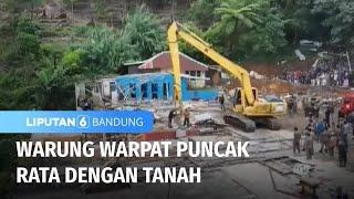 Tempat Jajan Fenomenal Warpat Puncak Bogor Kini Rata dengan Tanah | Liputan 6 Bandung