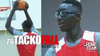 7'6 Tacko Fall Workout - Tallest Player In College Basketball