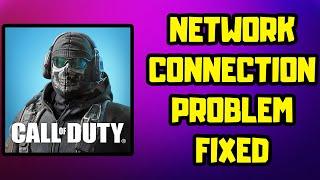 How to FIX Call of Duty Mobile Network Connection Problem Android & IOS | Internet Connection Error