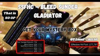 Get Your MYSTERY BOX! HC SSF Gauntlet Guide – Bleed Sunder Gladiator | PoE 3.25 SoK