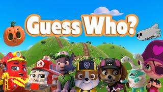 Guess Who! Mighty Express + PAW Patrol + Abby Hatcher Halloween Game! | Mighty Express Official