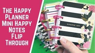 The Happy Planner Mini Happy Notes Flipthrough