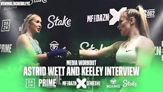 "WHERE'S YOUR T*** WITHOUT YOUR PUSH-UP BRA?" - ASTRID AND KEELEY COME FACE-TO-FACE | Misfits Boxing