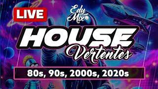 LIVE AO VIVO: HOUSE VERTENTES  90s, 2000s e ATUAIS | No COMANDO das MIXAGENS DJ Edy Mix.