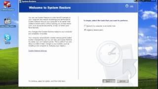 Create a System Restore point in XP