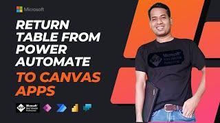 Return table from power automate to canvas app using Response Action