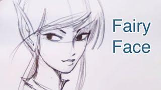 How To Draw a Beautiful Fairy Face (Step by Step)