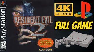 Resident Evil 2 | PS1 | 4K60ᶠᵖˢ UHD| Longplay Walkthrough Playthrough Full Movie Game