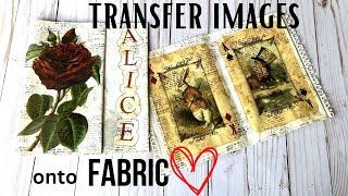 EASY Image Transfer onto FABRIC!