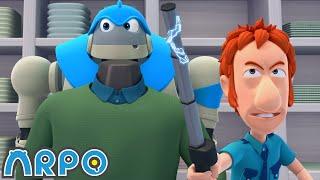 Hyper Hypermart! | Arpo the Robot | Funny Cartoons for Kids | @ARPOTheRobot