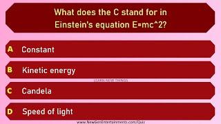 25 Important General Science Quiz Questions and Answers | Science GK | Biology | Physics | Chemistry