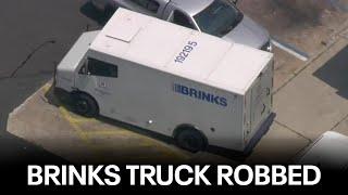 Brinks armored truck robbed outside PA store