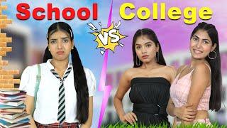 First Day of School vs College | Student Life | Anaysa