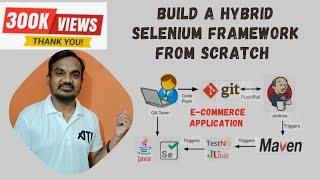 End to End Selenium Framework | E-Commerce Project | Complete Selenium Framework from Scratch|
