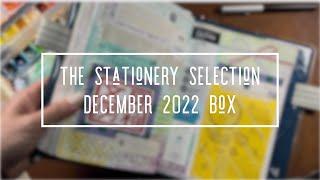 The Stationery Selection December 2022 Box