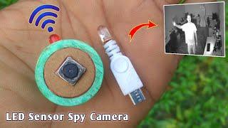 How To Make A Wireless LED Sensor  Hidden Spy Camera - For Home