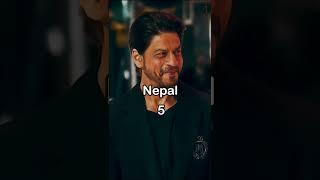 10 Countries where SRK is most popular 