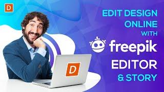 FREEPIK EDITOR TUTORIAL | EDIT DESIGN ONLINE | STORIES BY FREEPIK | Designwala Create Logo Online