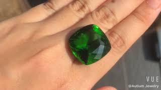 GREEN OBSIDIAN 31.94 CT. Rare Gemstone/Green color gemstone/Obsidian green gemstone/Natural/Rare