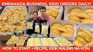 EMPANADA BUSINESS, daan daang libong kita, from 3k puhunan! W RECIPE + HOW TO START