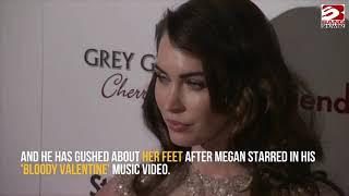 Megan's Foxy Feet: Machine Gun Kelly says Megan Fox has 'the most beautiful feet'