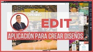 Edit.org plataforma para crear diseños | Editor de imagenes Online | Ideal para redes sociales.