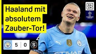 Haaland im Zlatan-Style, City gnadenlos: Man City - Sparta Prag | UEFA Champions League | DAZN