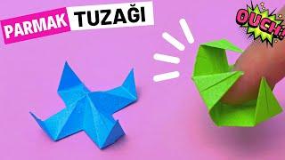 Making Origami Finger Trap | Paper Toy