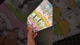 Making Nana Bookmarks Part 1/5 #shorts #nana #manga #anime #drawing #ink #inking #art #bookmark