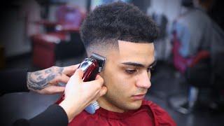 BARBER TUTORIAL: MID FADE | CURLY FADE | EASY STEPS FOR BEGINNERS