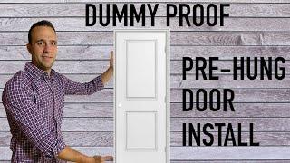 How to install a pre-hung door | The easiest and most efficient way to hang prehung door