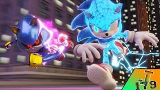 Movie Sonic VS Metal Sonic (3D Fight Animation)