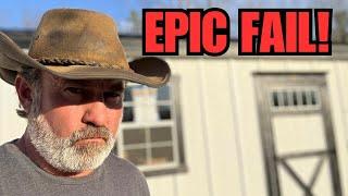 THIS Was An EPIC FAIL! | Moving On... | Off Grid Barn House Build