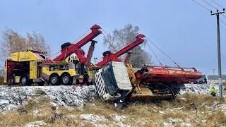 Amazing Fastest Truck Driving Fails | Heavy Equipment Excavator, Truck & Car Disaster 2024