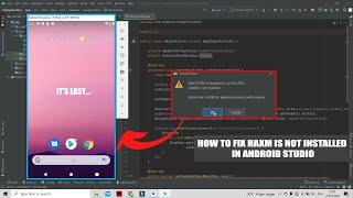 How to Fix Intel HAXM is Not Installed in Android Studio 2022 | Work 100% Windows 10