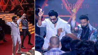 Actor Suriya Dance With DSP @ Kanguva Audio Launch | Manastars