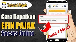 Cara Cepat‼️ Dapatkan EFIN djp Online Tanpa Harus ke Kantor