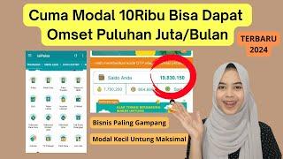 MODAL 10 RIBU OMSET PULUHAN JUTA/BULAN | REKOMENDASI APLIKASI JUAL PULSA TERMURAH 2024