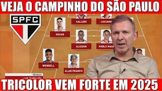 VEJA O CAMPINHO DO SÃO PAULO FC COM OSCAR E WENDELL! TRICOLOR VEM FORTE EM 2025